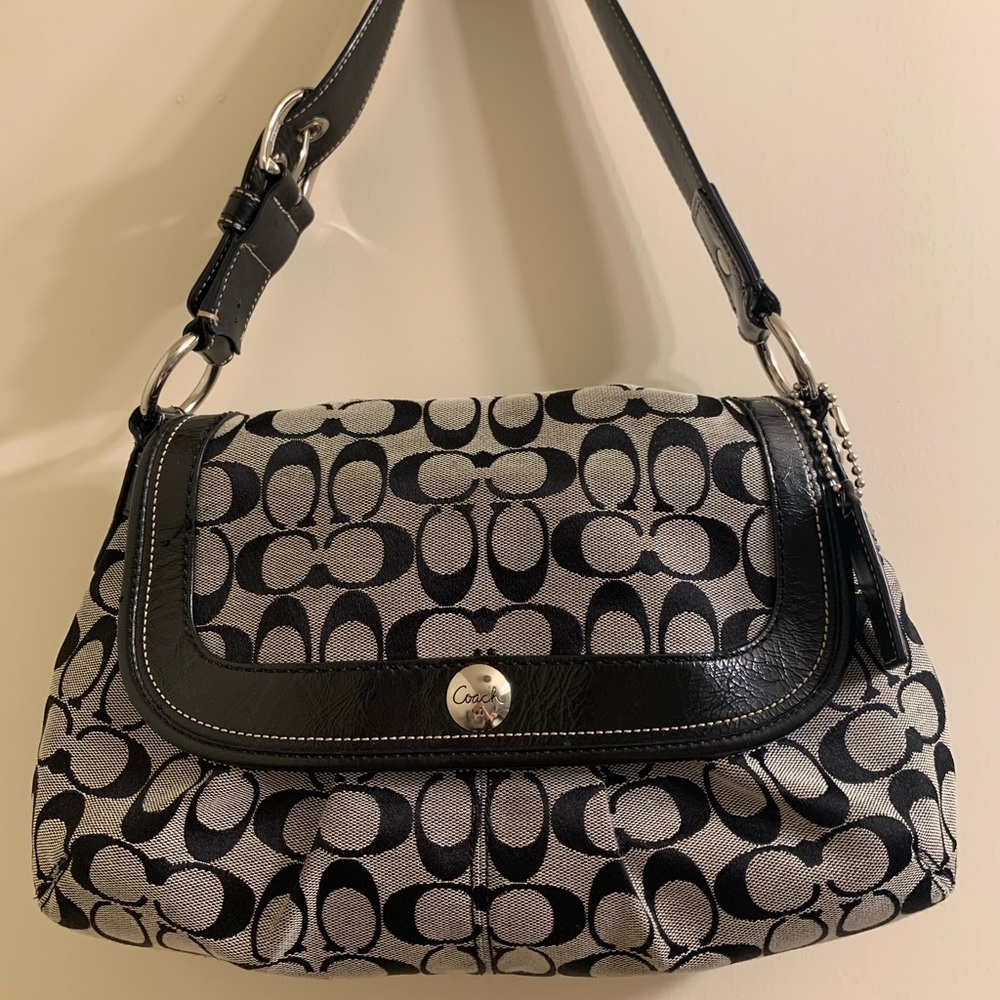 Coach Black Shoulder Purse